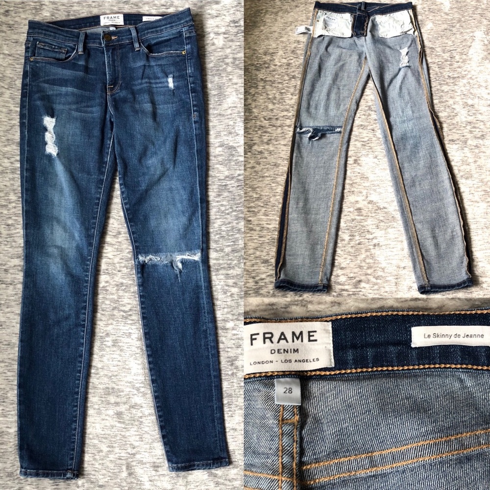 FRAME DENIM Le Skinny De Jeanne in Ingraham - Picture 3 of 13